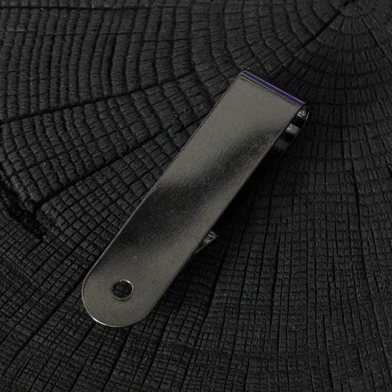 Klips do paska - czarny nikiel, podłużny – CraftPoint
