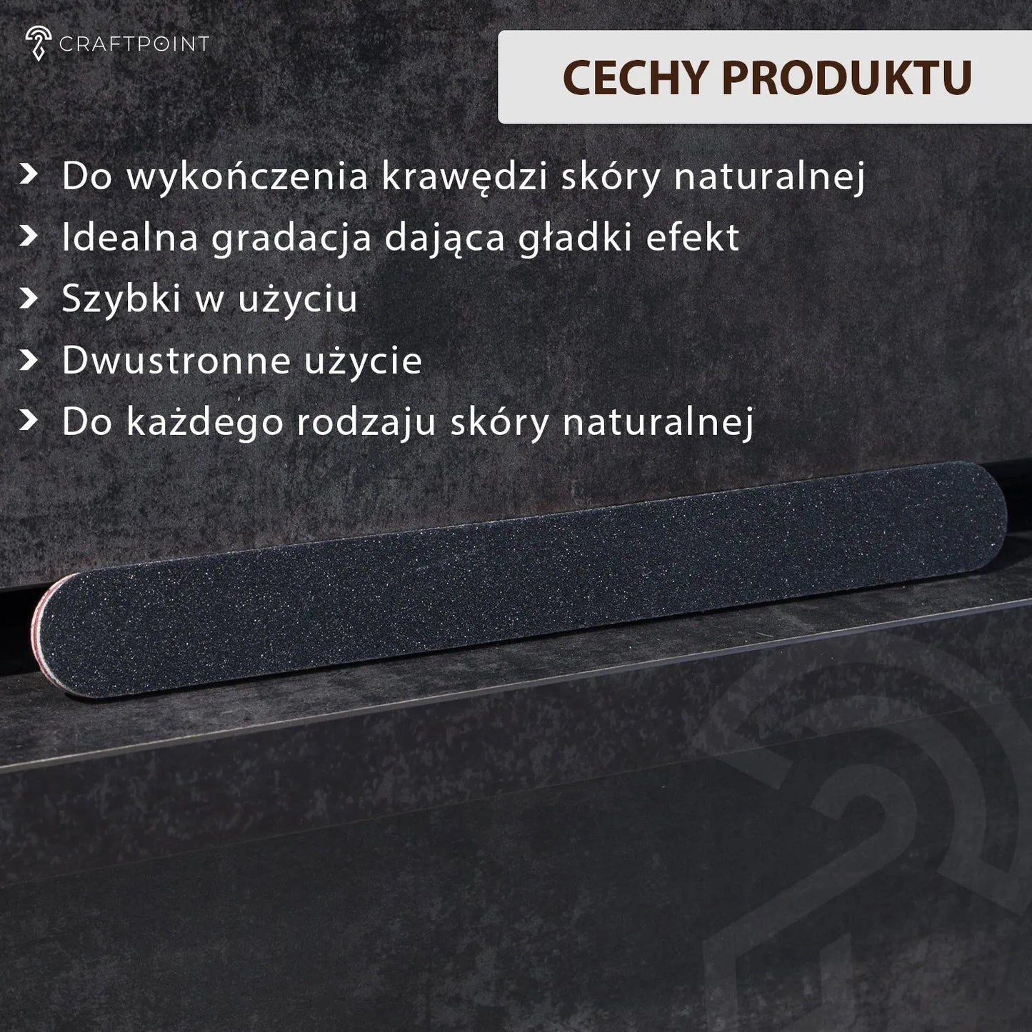 Patyczki ścierne do krawędzi skóry – CraftPoint