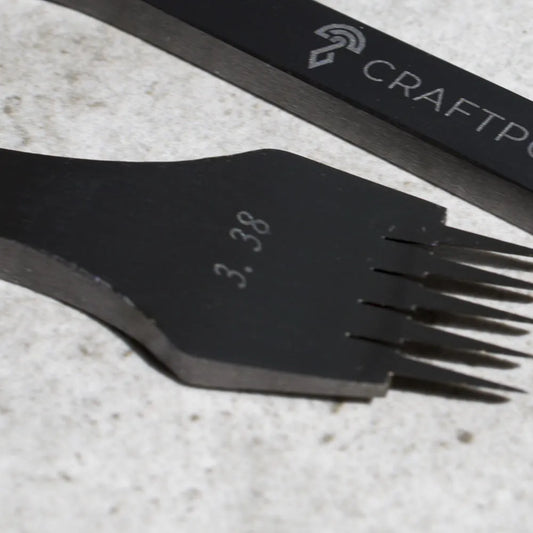 Wybijaki francuskie pod szew - 3.38mm - zestaw 3 sztuk – CraftPoint