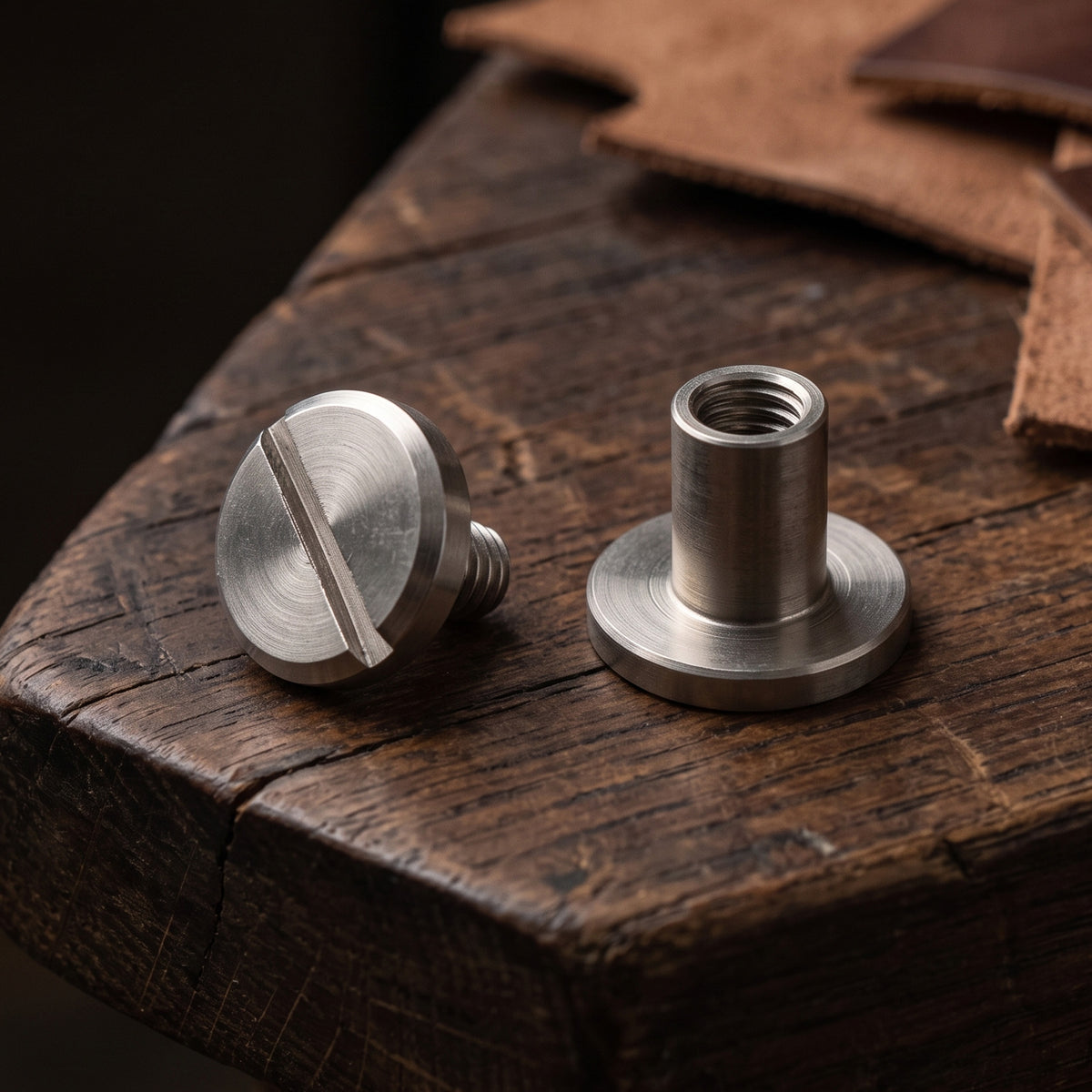 Nituri cu șurub 10/6mm - argintii