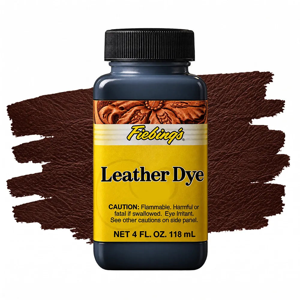 Fiebing's Leather Dye - Brązowa farba do skóry - 118 ml – CraftPoint