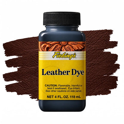 Fiebing's Leather Dye - Brązowa farba do skóry - 118 ml – CraftPoint