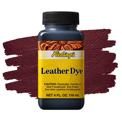 Fiebing's Leather Dye - Ciemnoczerwona farba do skóry - 118 ml – CraftPoint