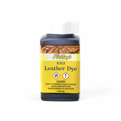 Fiebing's Leather Dye - Czarna farba do skóry - 118 ml – CraftPoint