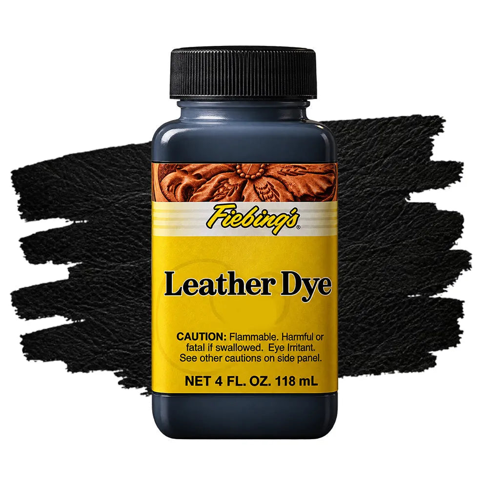 Fiebing's Leather Dye - Czarna farba do skóry - 118 ml – CraftPoint