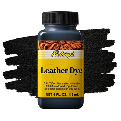 Fiebing's Leather Dye - Czarna farba do skóry - 118 ml – CraftPoint