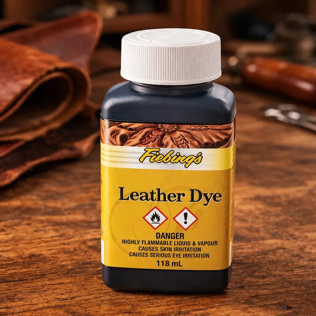 Fiebing's Leather Dye - Czarna farba do skóry - 118 ml – CraftPoint