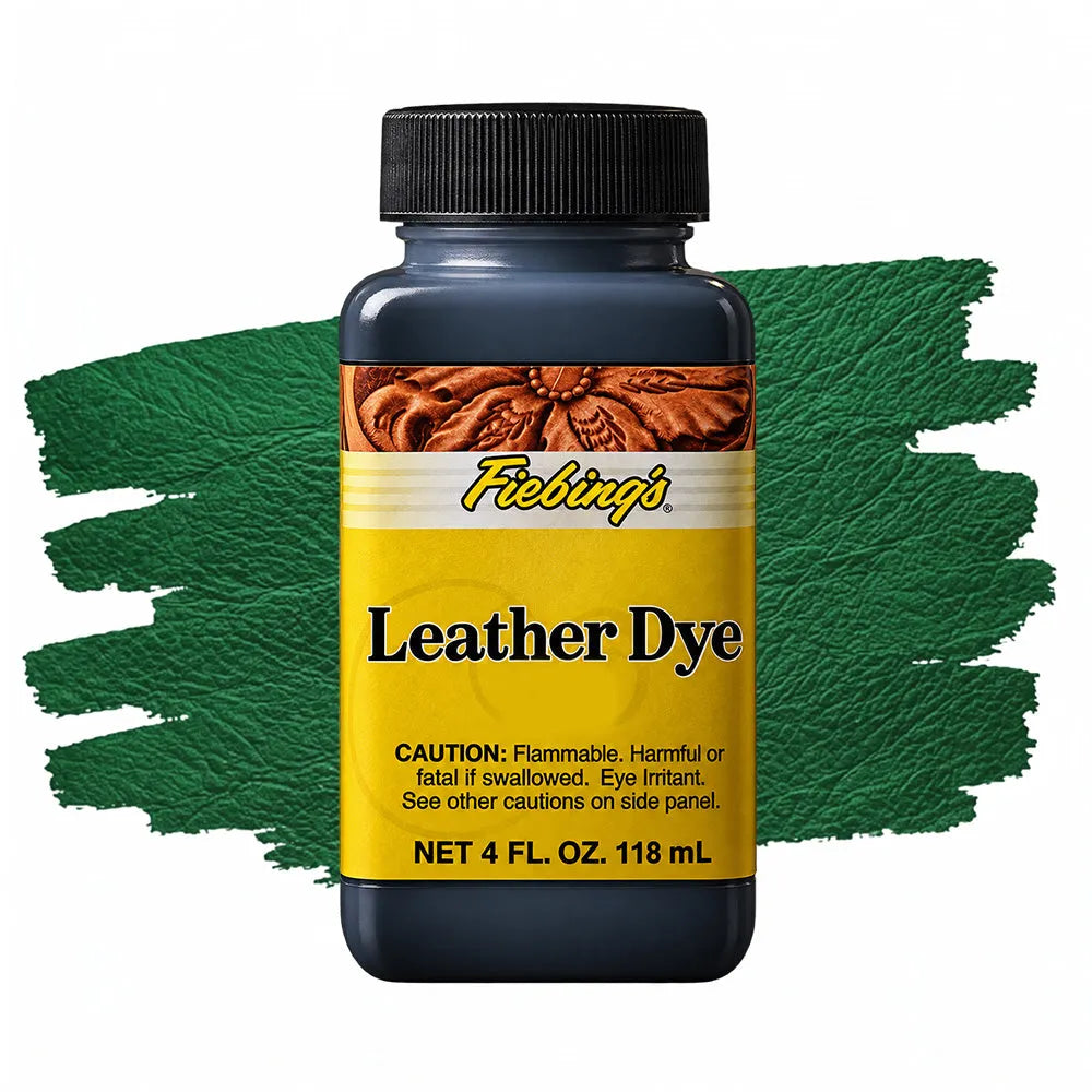 Fiebing's Leather Dye - Kelly green farba do skóry - 118 ml – CraftPoint
