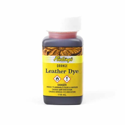 Fiebing's Leather Dye - Pomarańczowa farba do skóry - 118 ml – CraftPoint