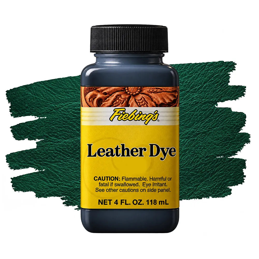 Fiebing's Leather Dye - Zielona farba do skóry - 118 ml – CraftPoint