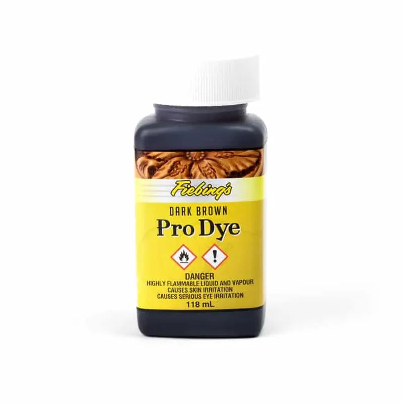 Fiebing's Pro Dye - Ciemnobrązowa farba do skóry - 118 ml – CraftPoint
