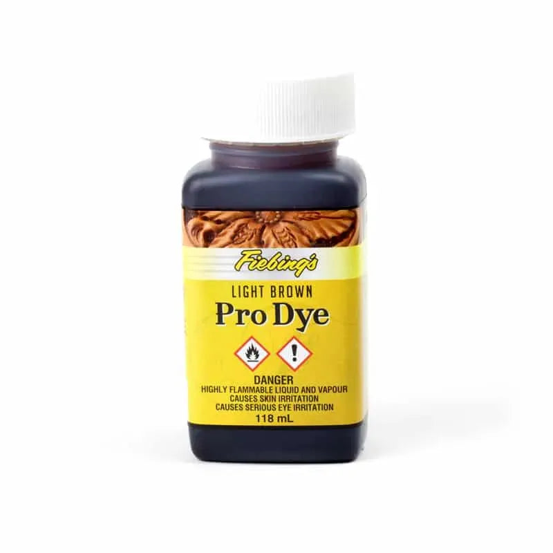 Fiebing's Pro Dye - Jasnobrązowa farba do skóry - 118 ml – CraftPoint