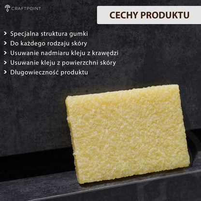 Gumka do usuwania kleju ze skóry – CraftPoint