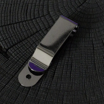 Klips do paska - czarny nikiel, podłużny – CraftPoint