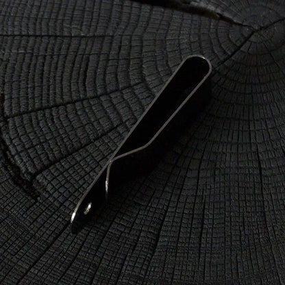 Klips do paska - czarny nikiel, podłużny – CraftPoint