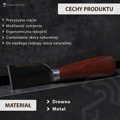 Nóż szewski/japoński z drewnianą rączką – CraftPoint