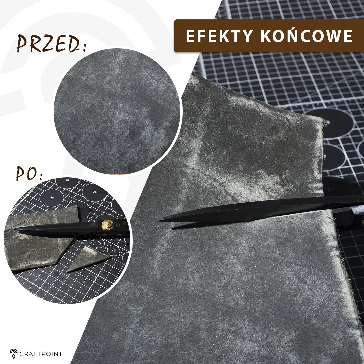 Nożyczki do skóry CraftPoint – CraftPoint