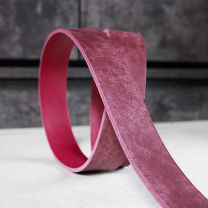 Pas ze skóry Maya 3,5-4mm, 130-140cm, 33/38mm - Bordeaux – CraftPoint