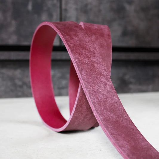 Pas ze skóry Maya 3,5-4mm, 130-140cm, 33/38mm - Bordeaux – CraftPoint