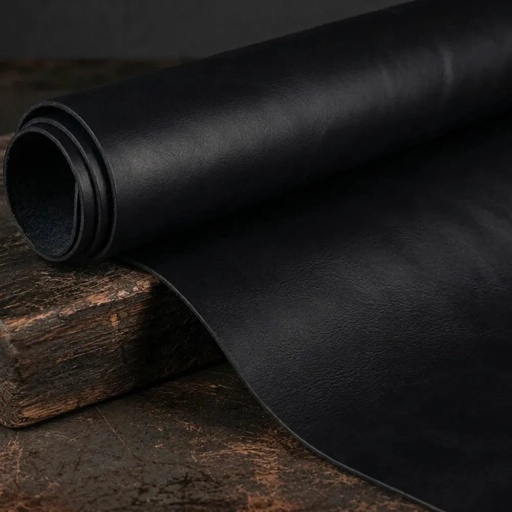 Pas ze skóry naturalnej 3,0-3,5mm, 140cm, 15-80mm - Czarny – CraftPoint