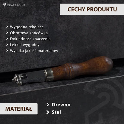 Radełko kaletnicze 4 w 1 - 6mm, 5mm, 4mm, 3mm – CraftPoint