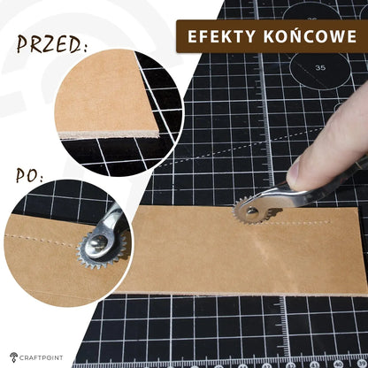 Radełko pojedyncze z drewnianą rączką – CraftPoint