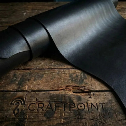 Skóra bydlęca licowa czarna 3.0 - 3.5 mm – CraftPoint