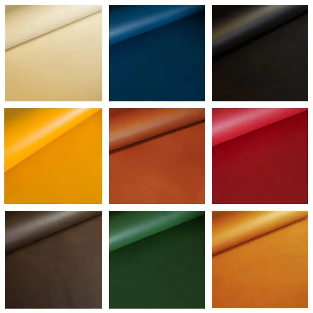 Skóra bydlęca licowa garbowana roślinnie 1.2 mm - Giallo – CraftPoint