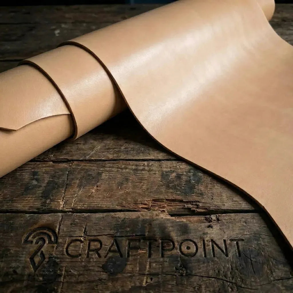 Skóra bydlęca licowa juchtowa garbowana roślinnie 4.5 - 5 mm – CraftPoint